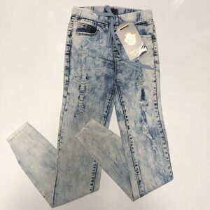 Pink label high rise skinny jeans size XXS